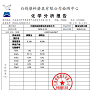 一級(jí)棕剛玉化學(xué)檢測(cè)報(bào)告